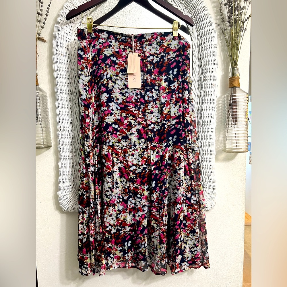 Esqualo Floral Skirt